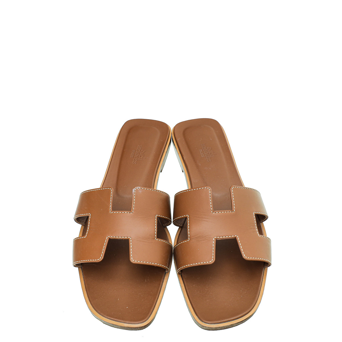 Hermes Gold Oran Sandal 40