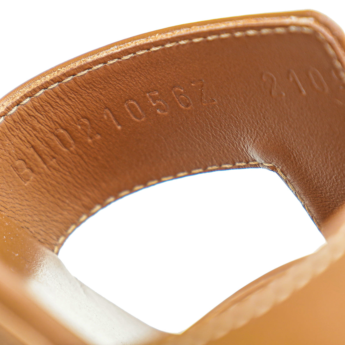 Hermes Gold Oran Sandal 40