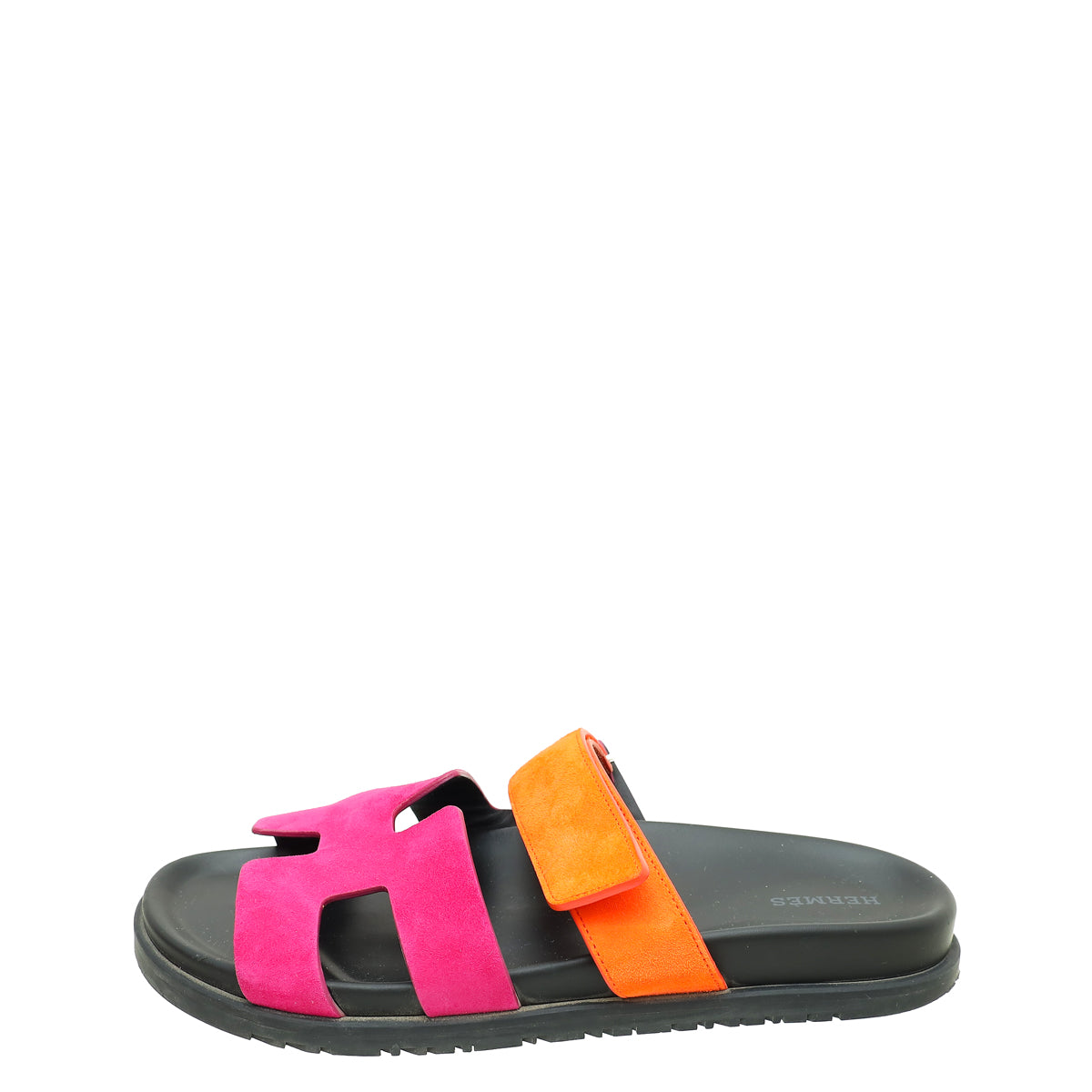 Hermes Bicolor Suede Goatskin Chypre Sandal 40