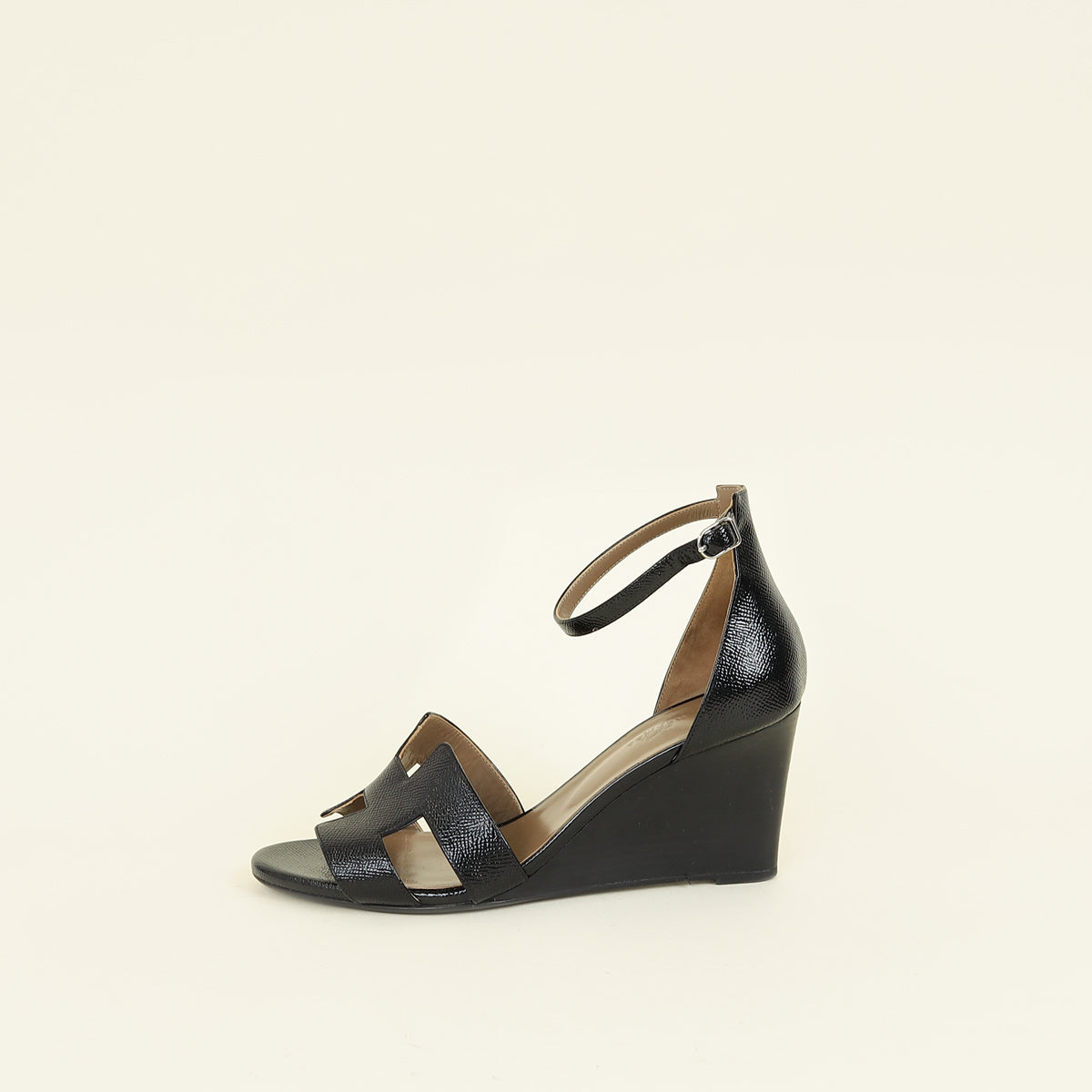 Hermes Noir Legend Sandals 41