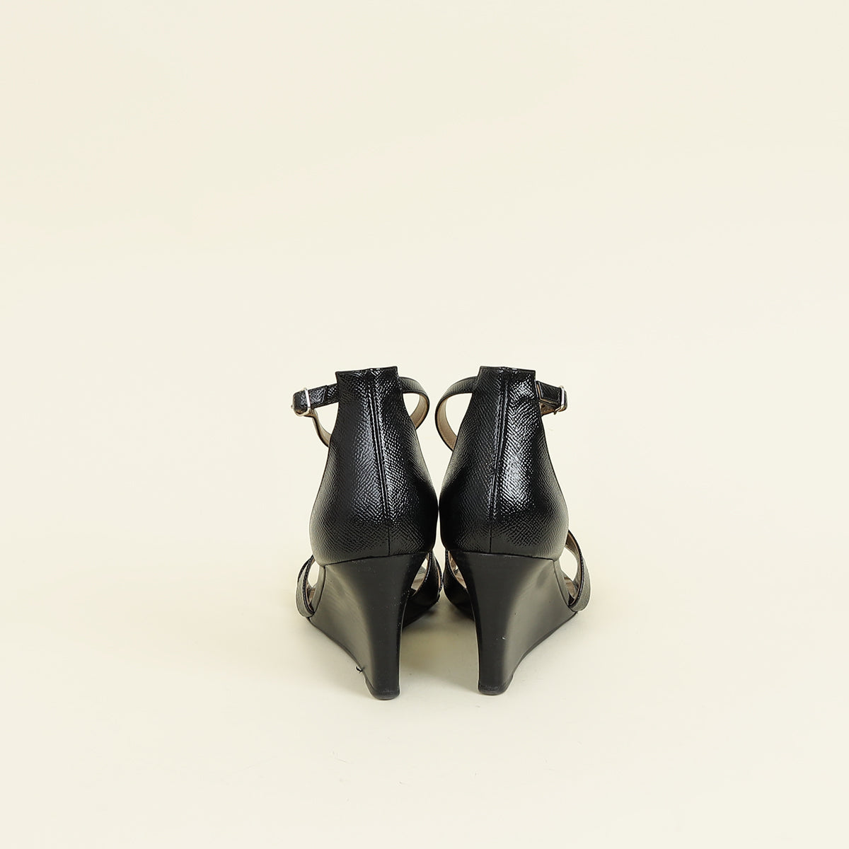 Hermes Noir Legend Sandals 41