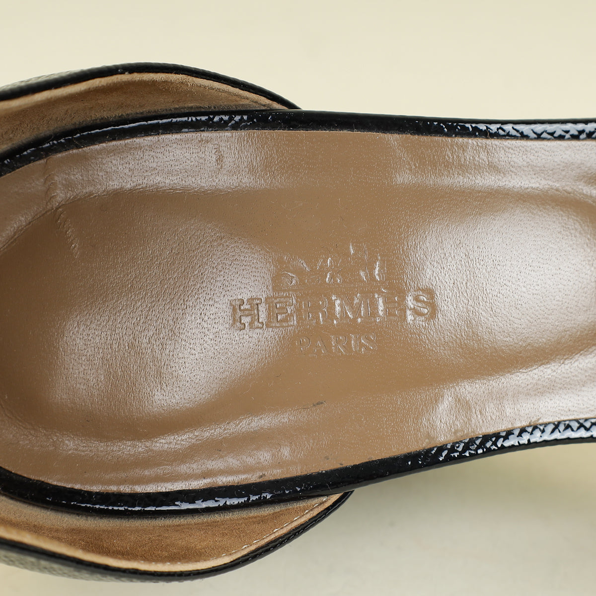Hermes Noir Legend Sandals 41