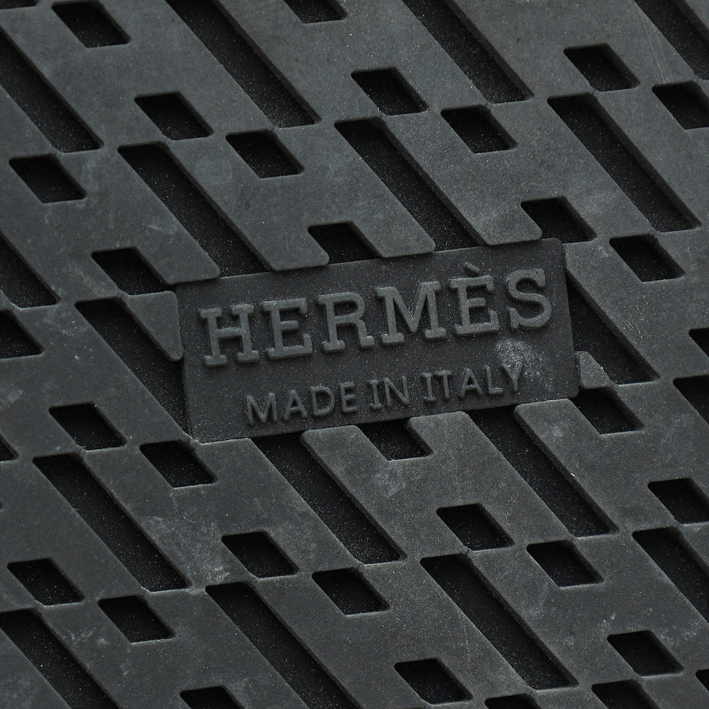 Hermes Black Chypre Sandals 41.5
