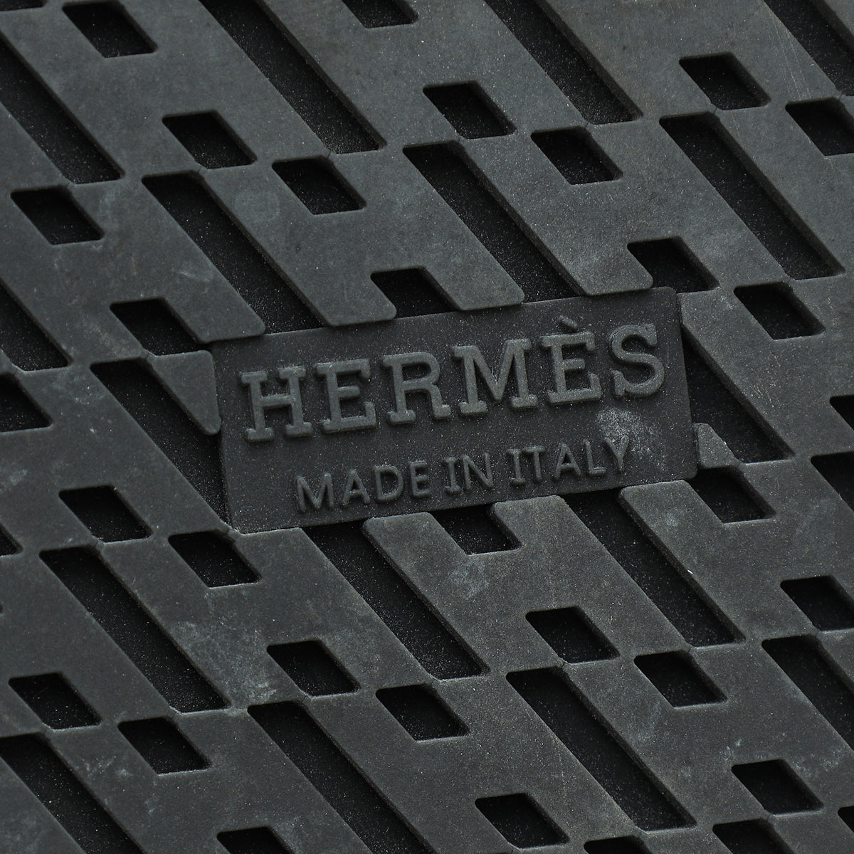 Hermes Black Chypre Sandals 41.5