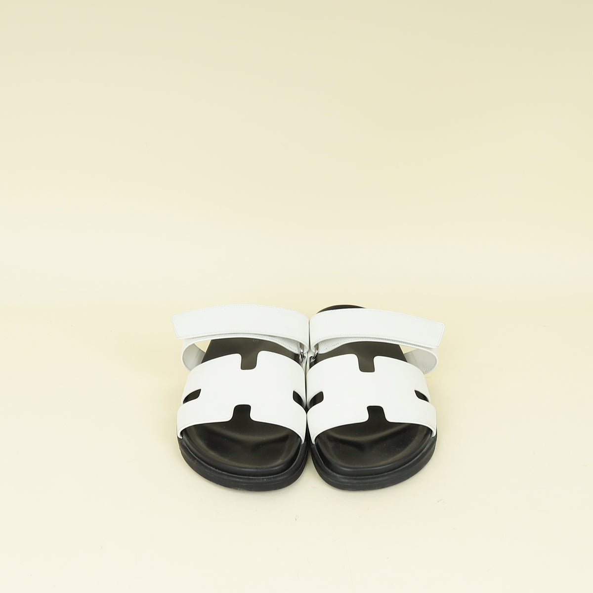Hermes Blanc Chypre Sandal 41.5