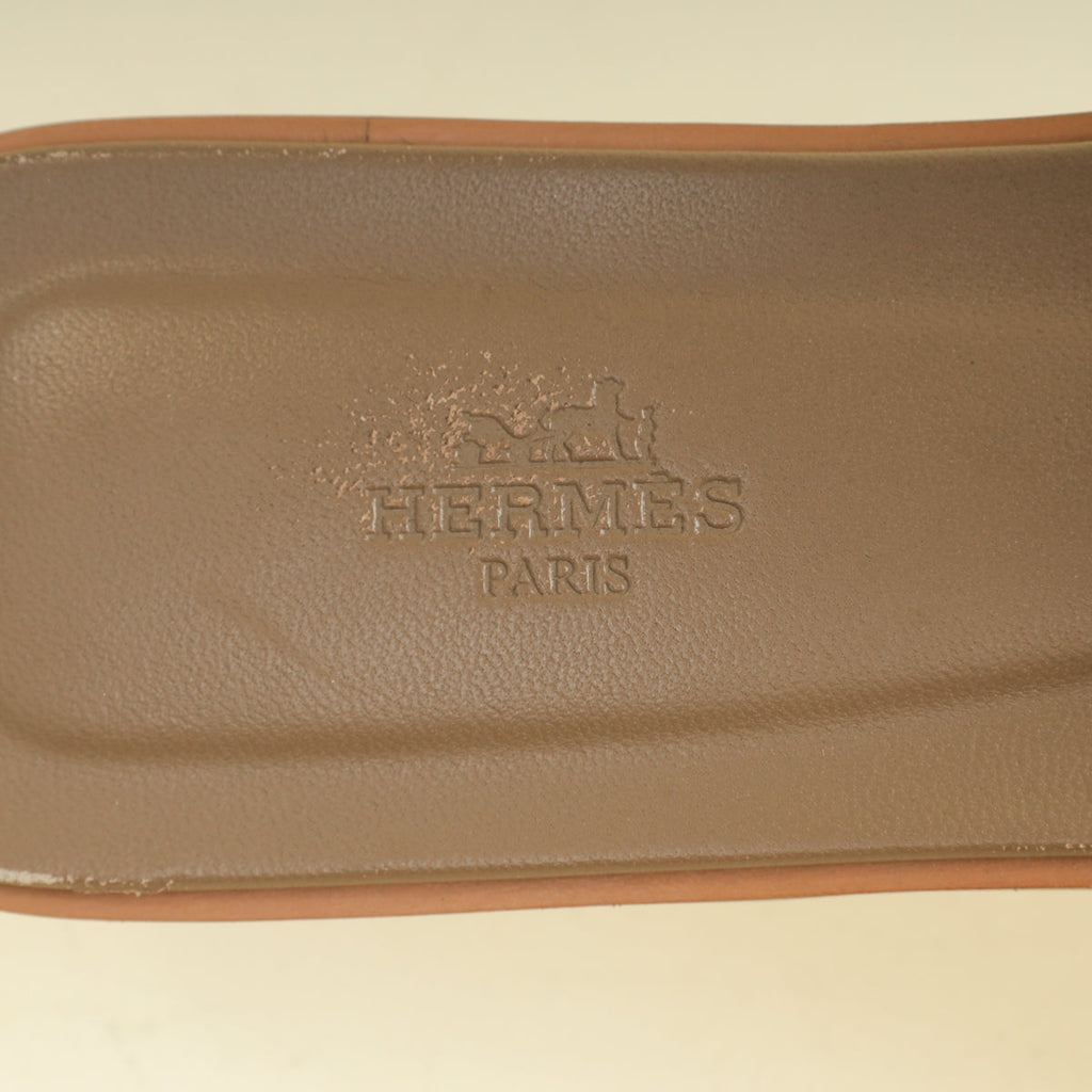 Hermes Bicolor Oran Sandal 41.5