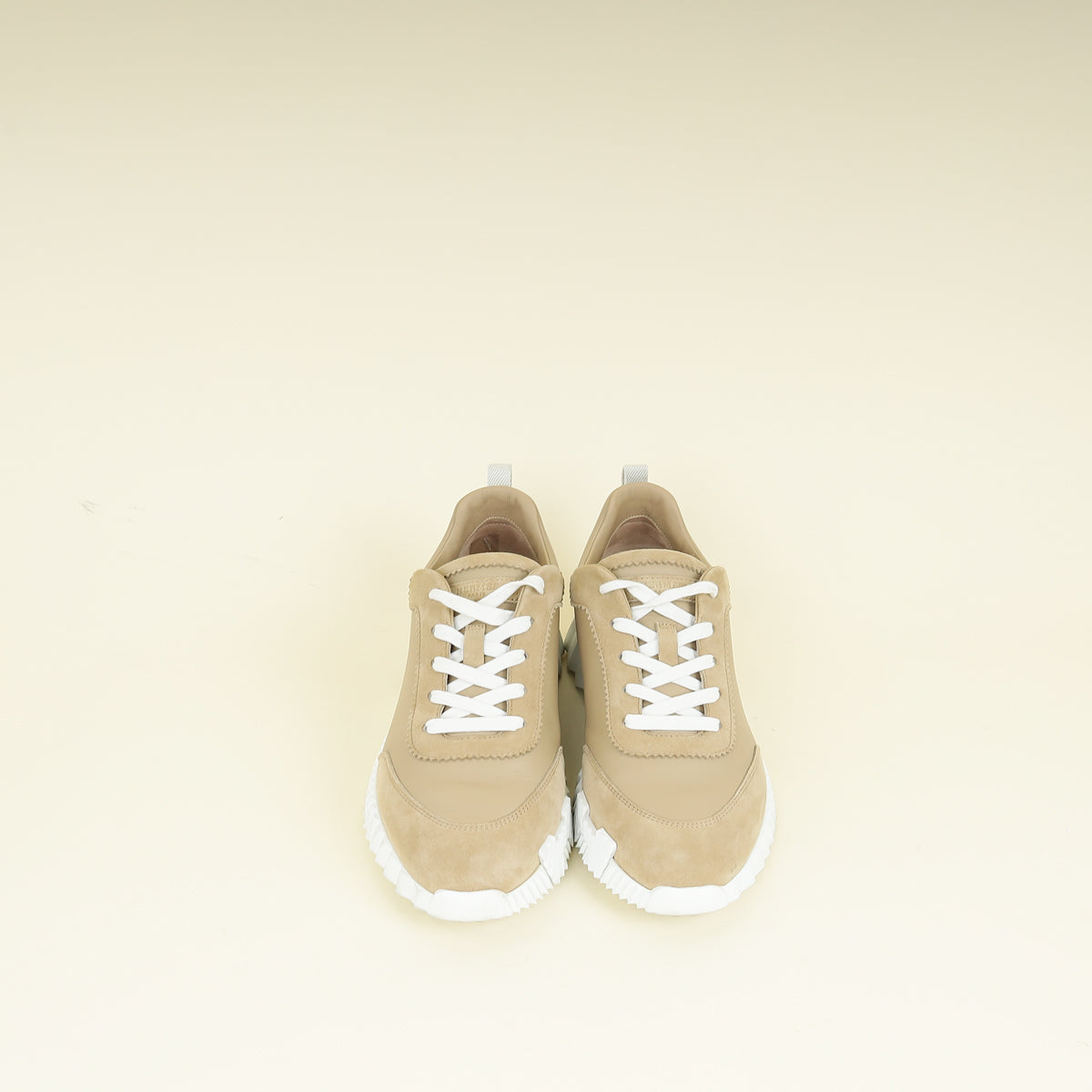 Hermes Beige Esquisse Bouncing Sneaker 41.5