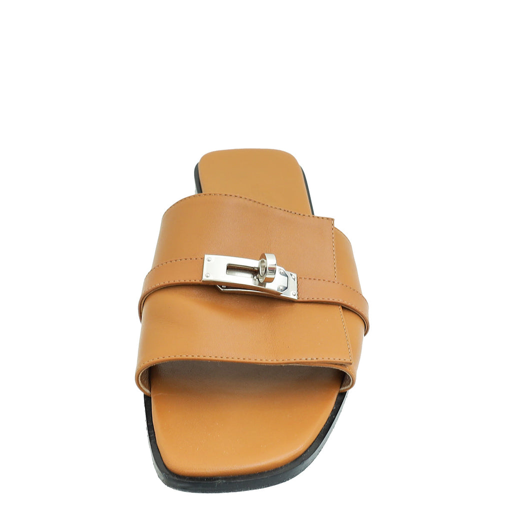 Hermes Naturel Giulia Sandal 41