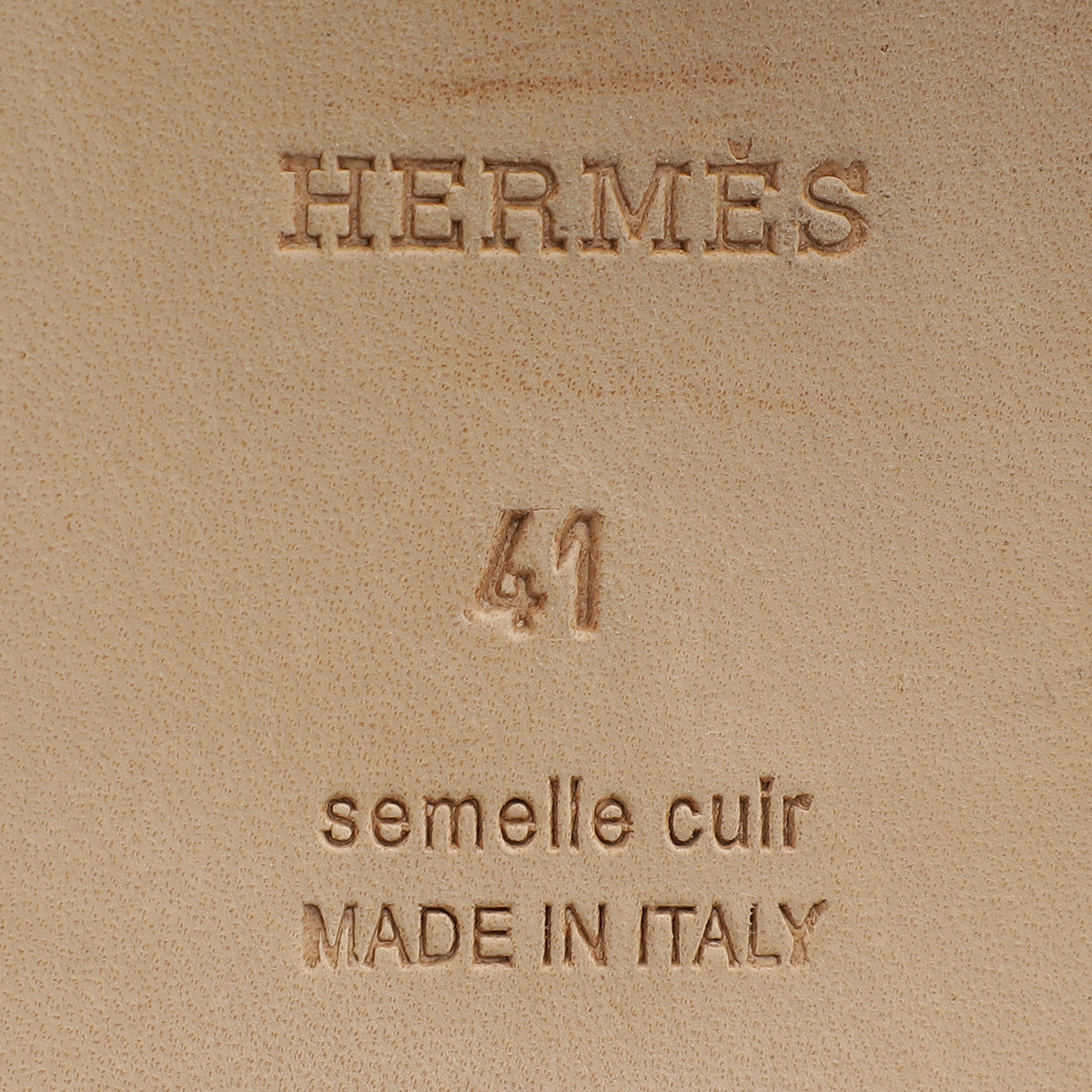Hermes Bleu Vif Oran Ostrich Sandal 41