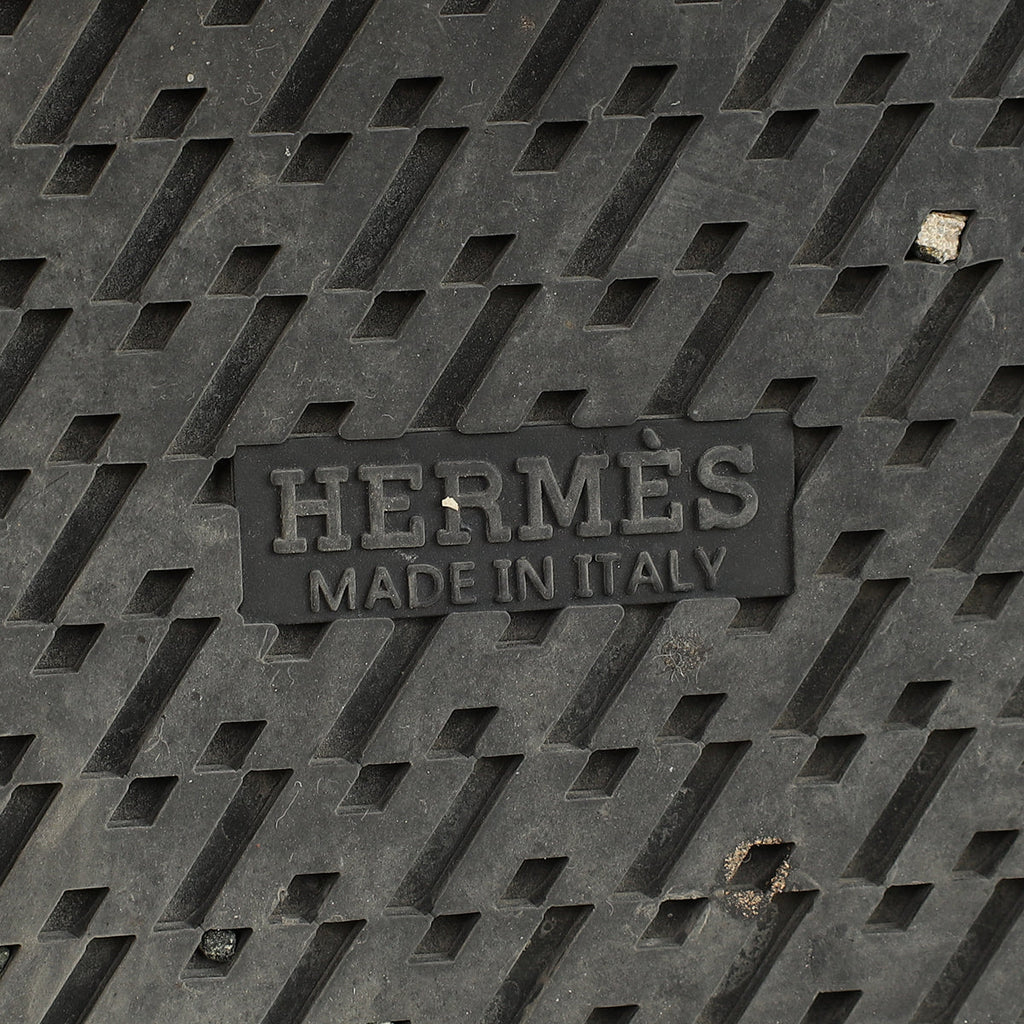 Hermes Gris Antartique Chypre Sandals 41