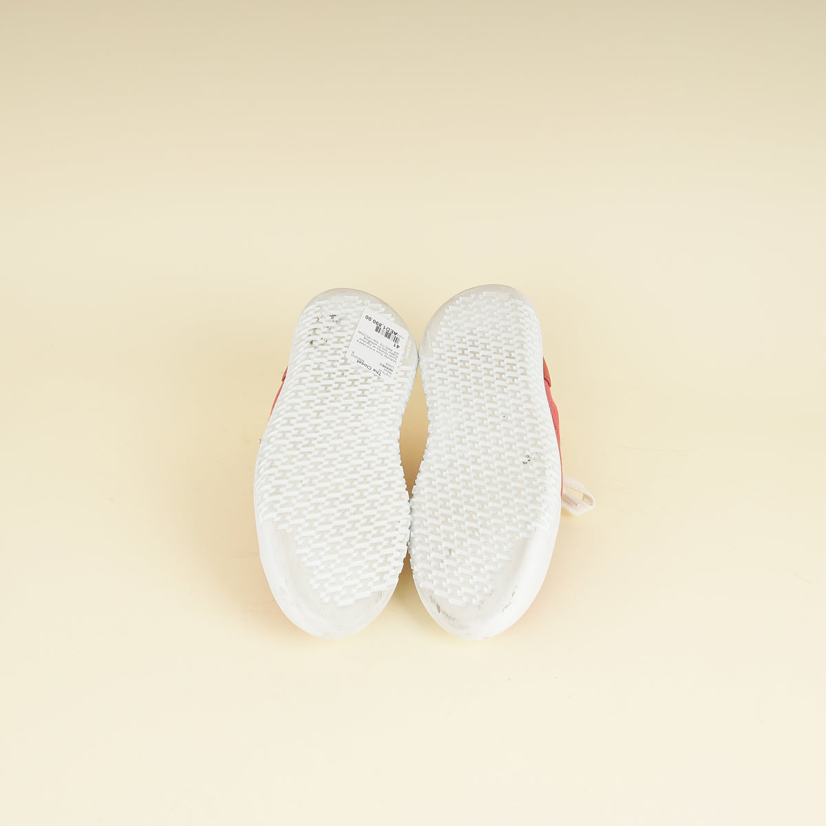 Hermes Multicolor Rose Crew Sneakers 41