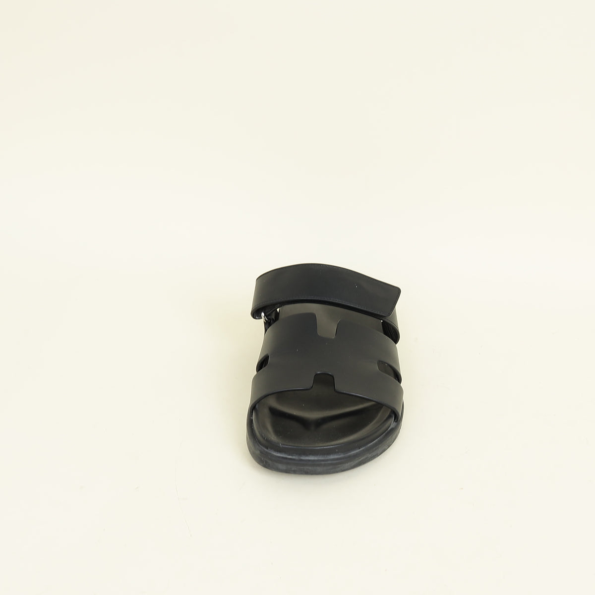 Hermes Noir Chypre Men's Sandal 42.5