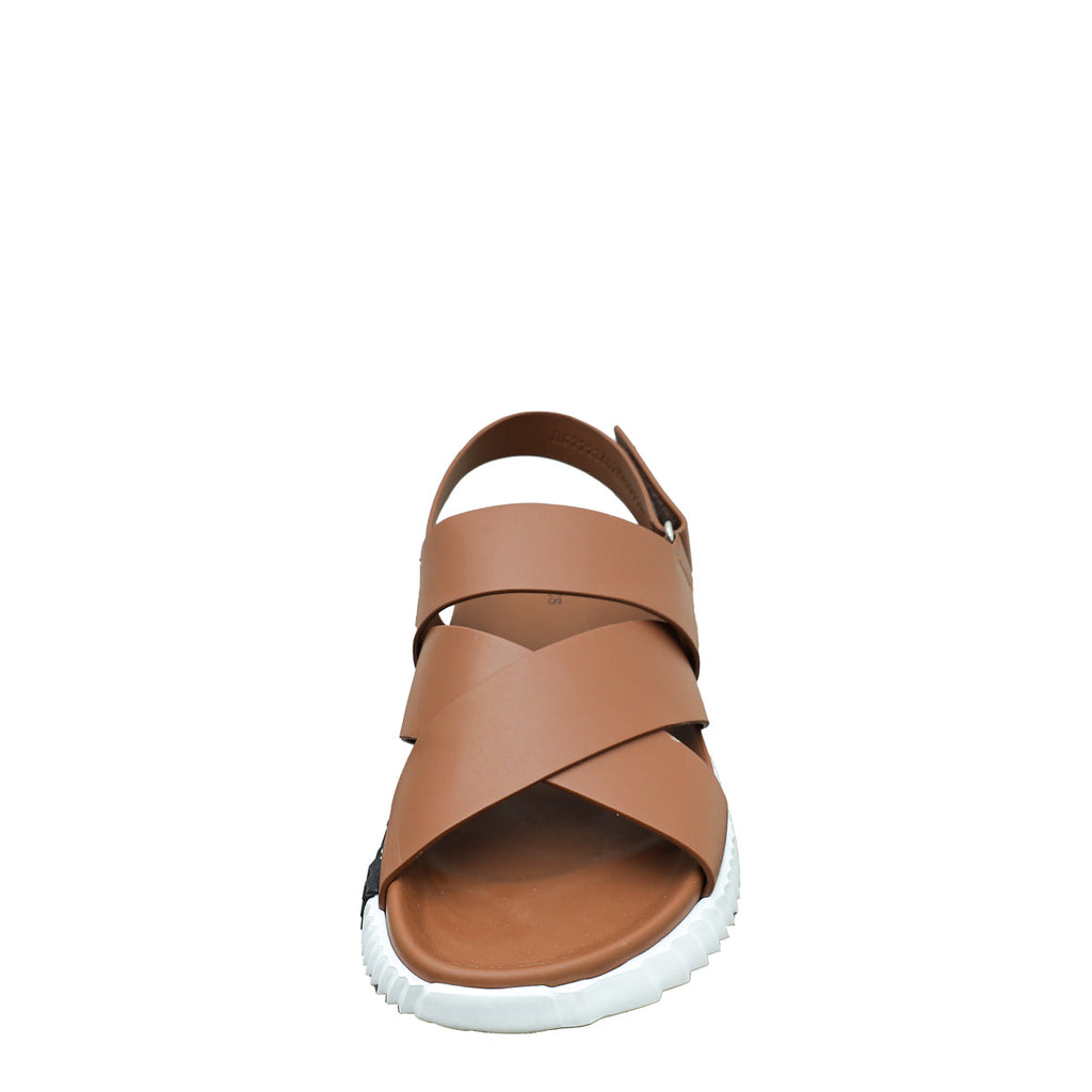 Hermes Gold Electric Sandal 42