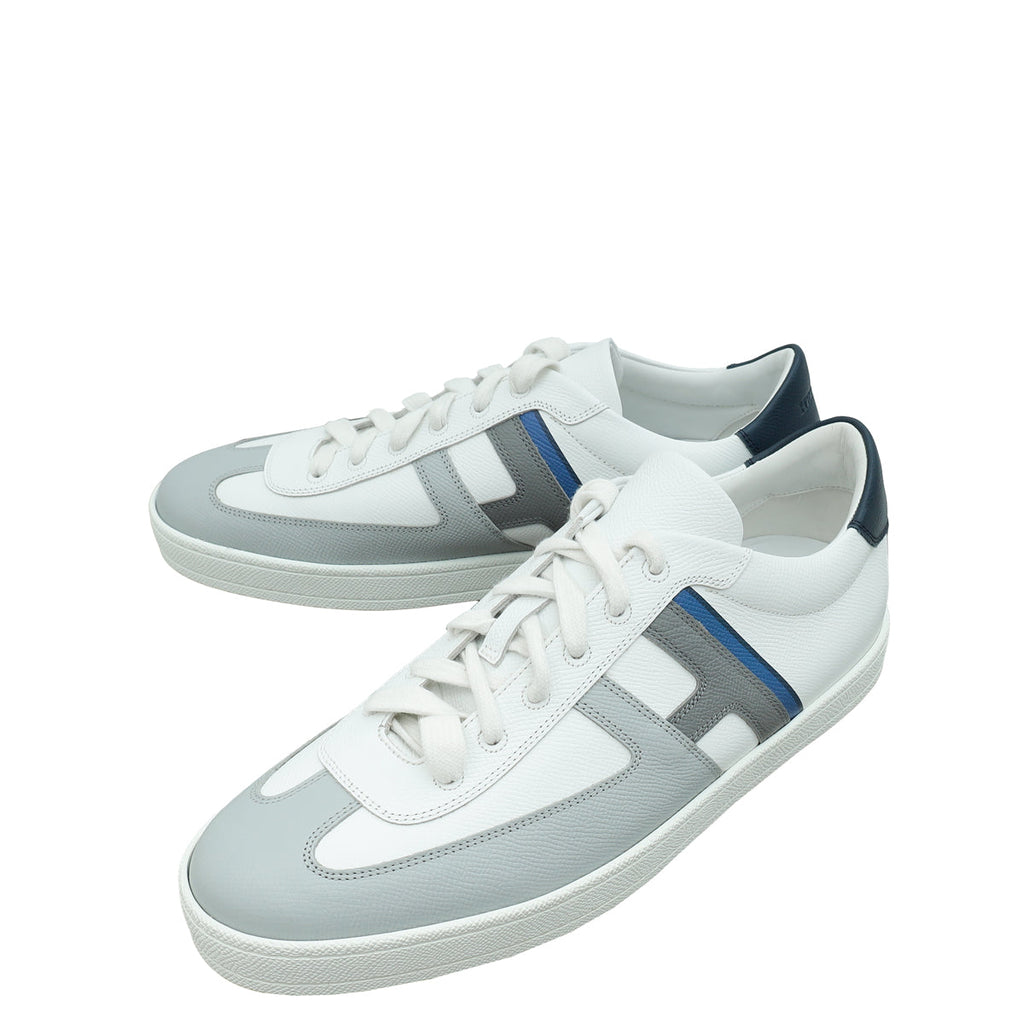 Hermes Multicolore Gris Silex Boomerang Men's Sneaker 42