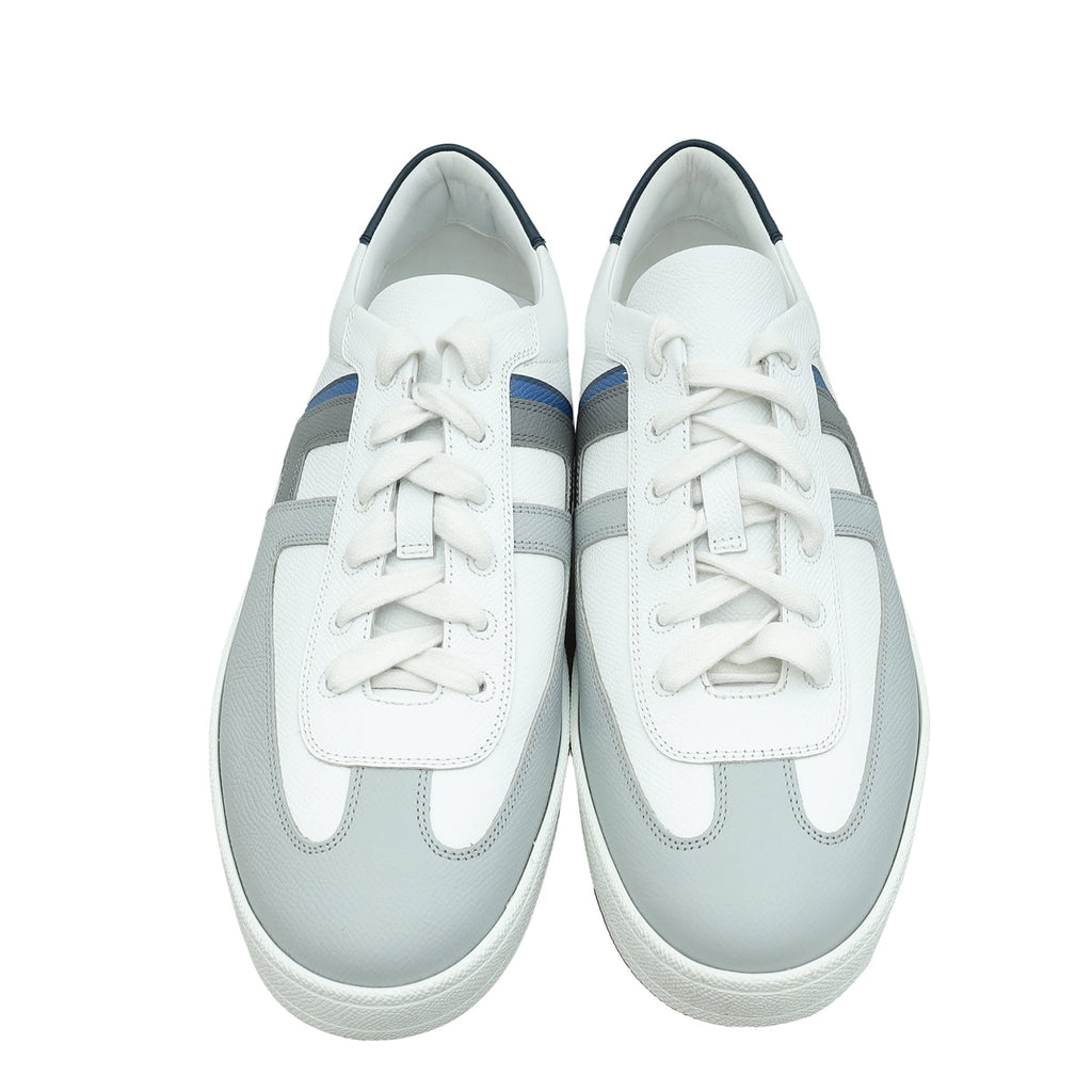 Hermes Multicolore Gris Silex Boomerang Men's Sneaker 42