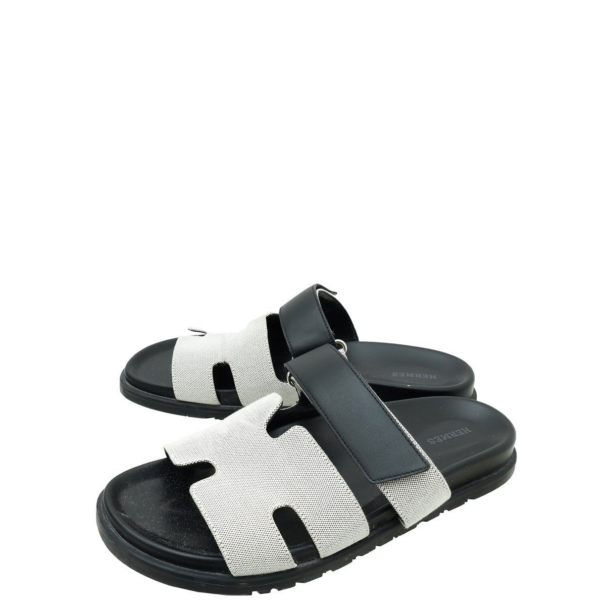 Hermes Bicolor Chypre Sandals 42