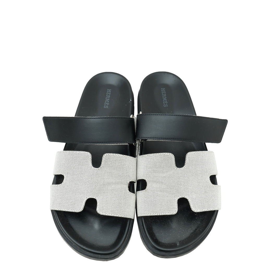 Hermes Bicolor Chypre Sandals 42