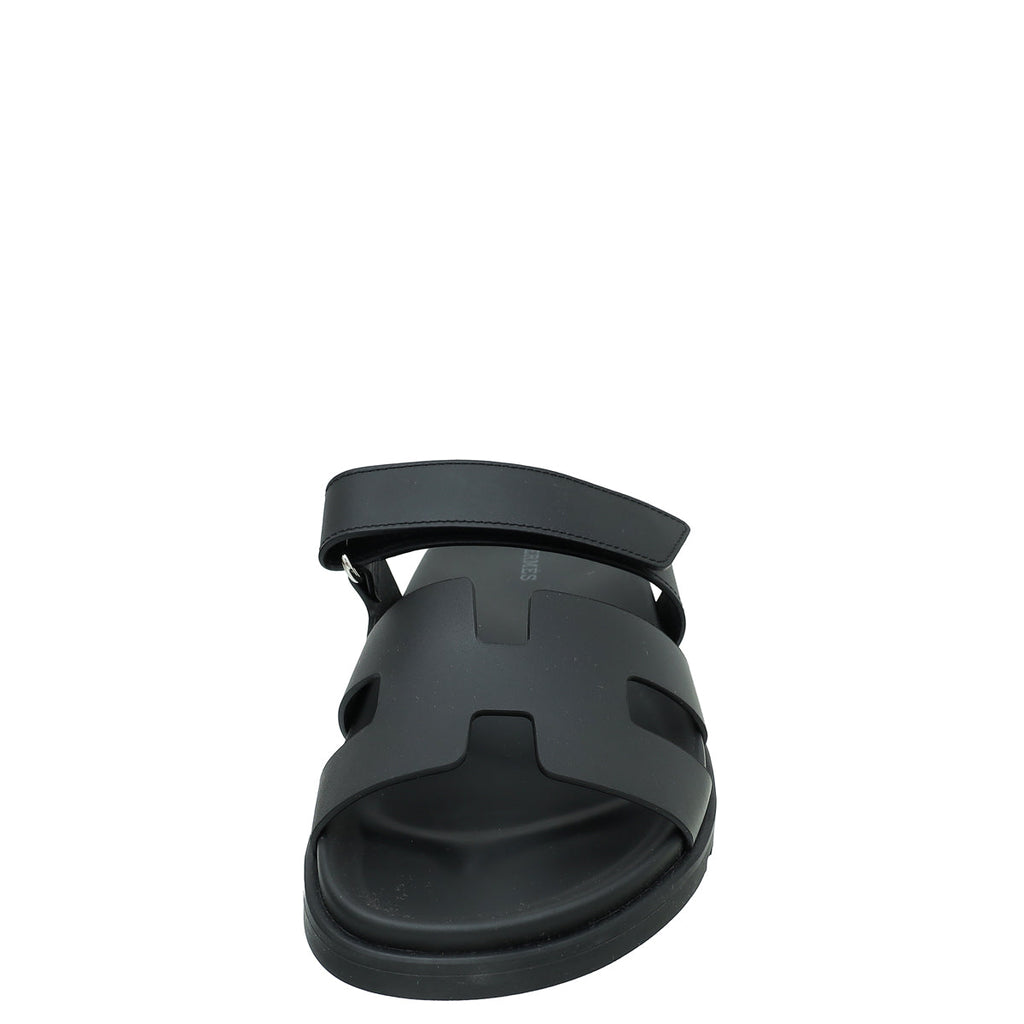 Hermes Noir Chypre Sandal 43