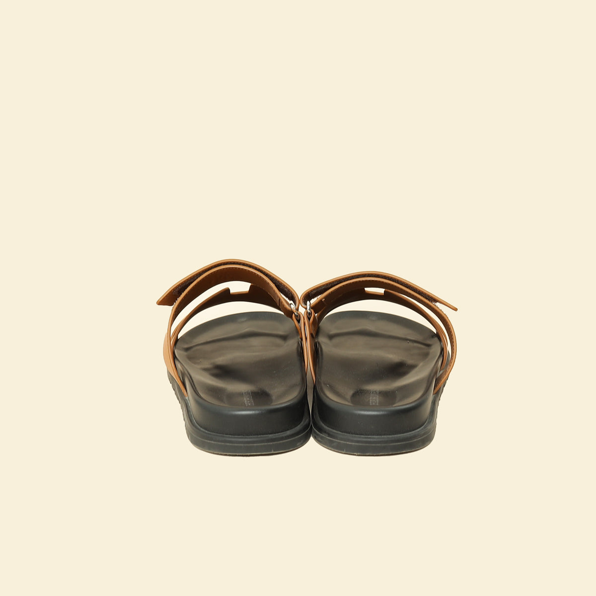 Hermes Gold Chypre Sandals 44.5