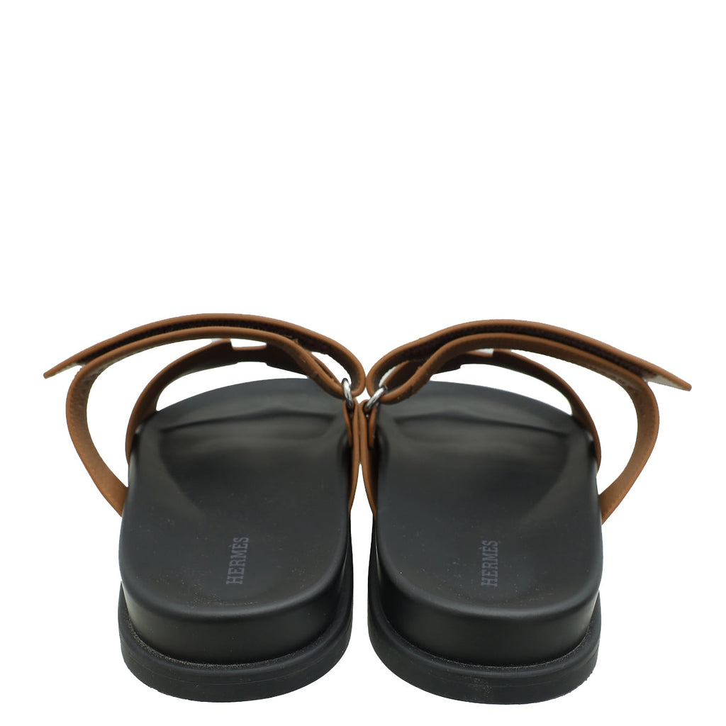 Hermes Natural Chypre Sandals 44