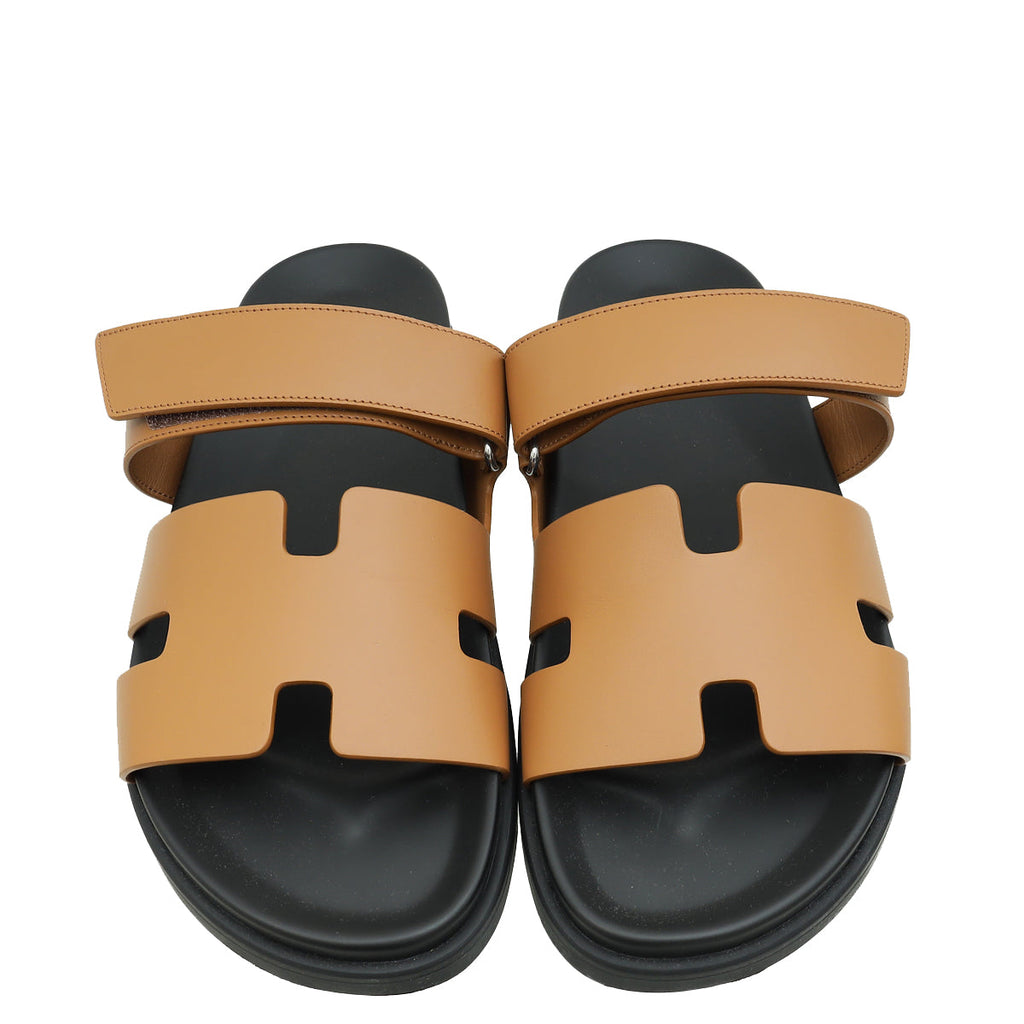 Hermes Natural Chypre Sandals 44