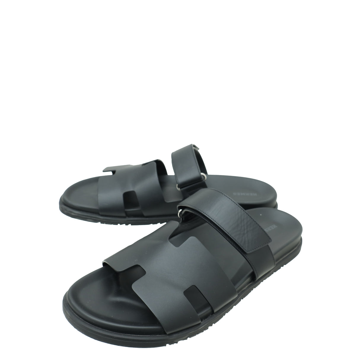 Hermes Noir Chypre Sandal 46