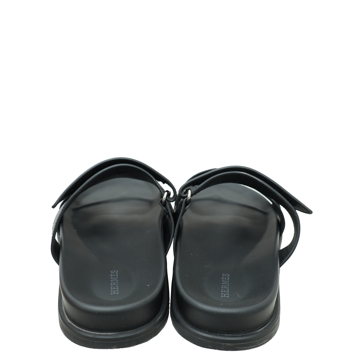 Hermes Noir Chypre Sandal 46