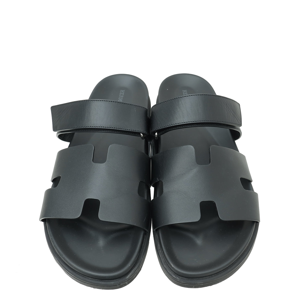 Hermes Noir Chypre Sandal 46