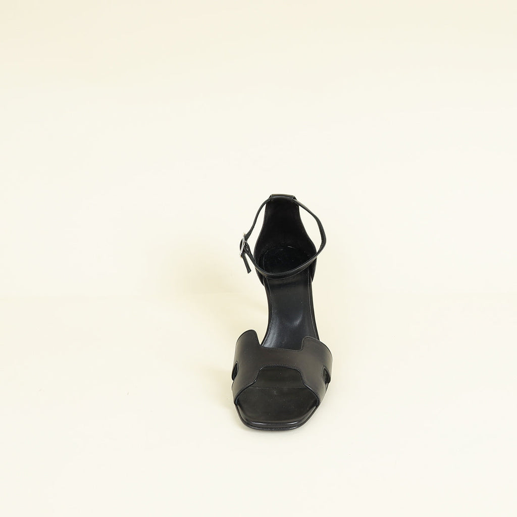Hermes Black Joy 70 Sandal 39