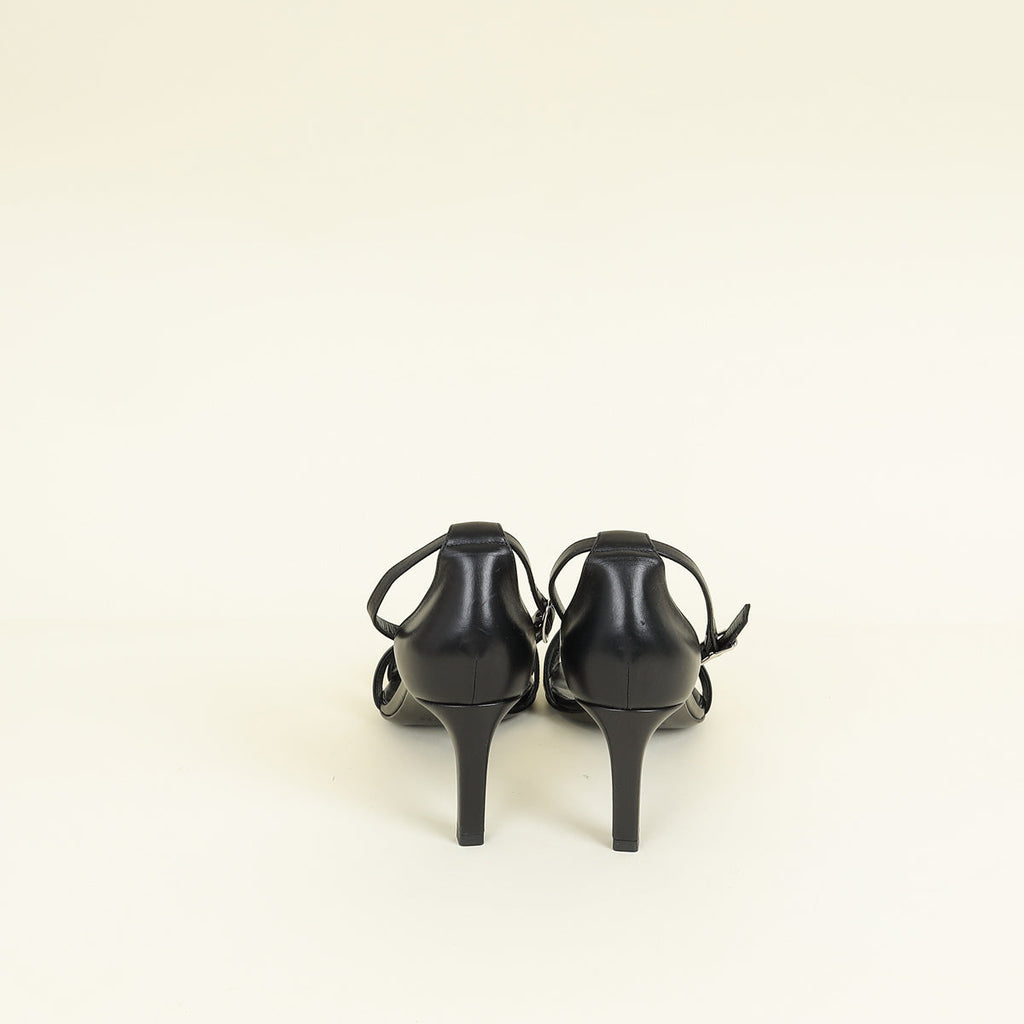 Hermes Black Joy 70 Sandal 39