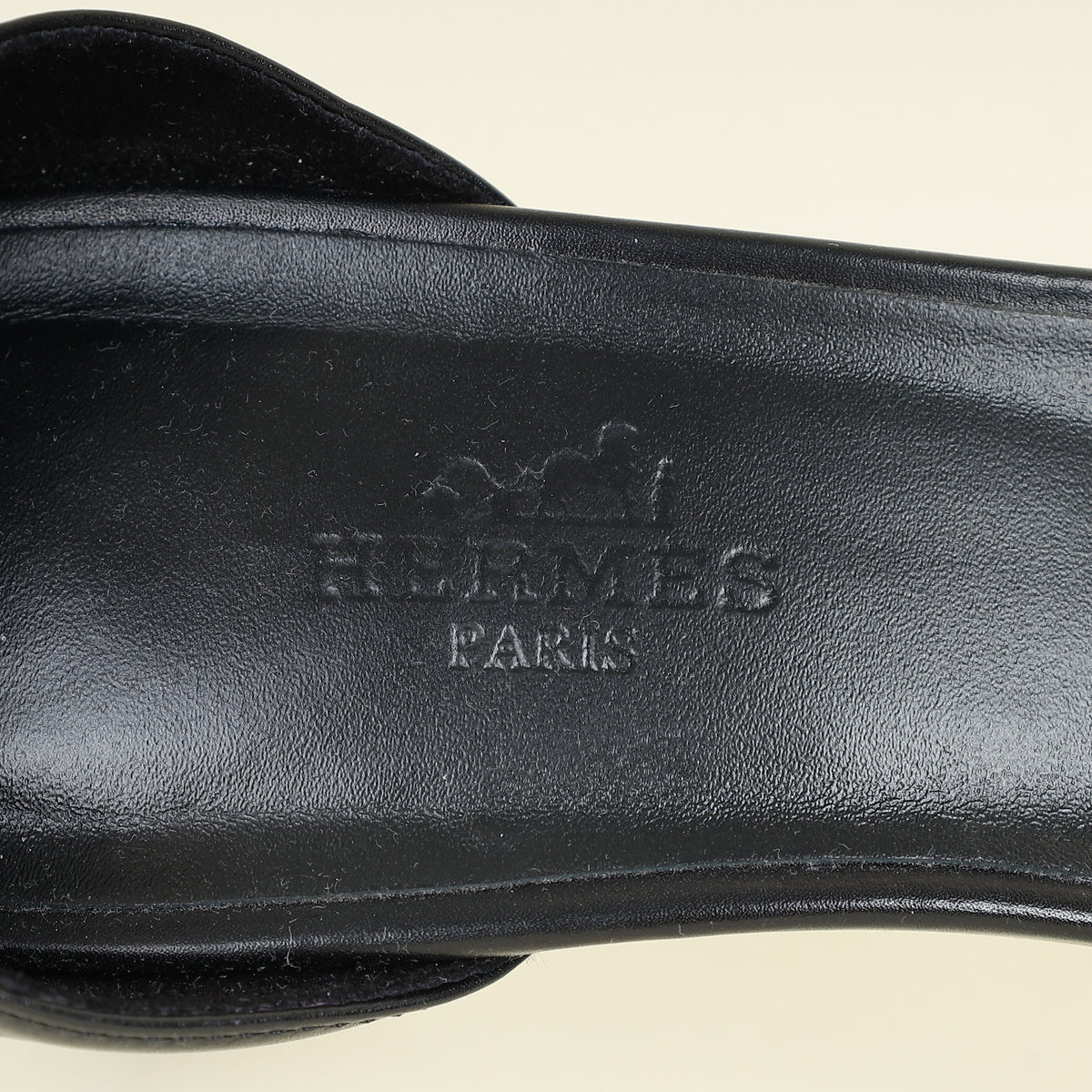 Hermes Black Joy 70 Sandal 39