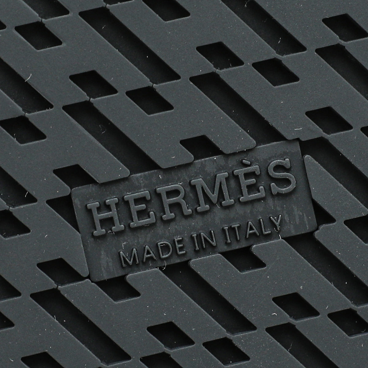 Hermes Noir Chypre Sandals 36