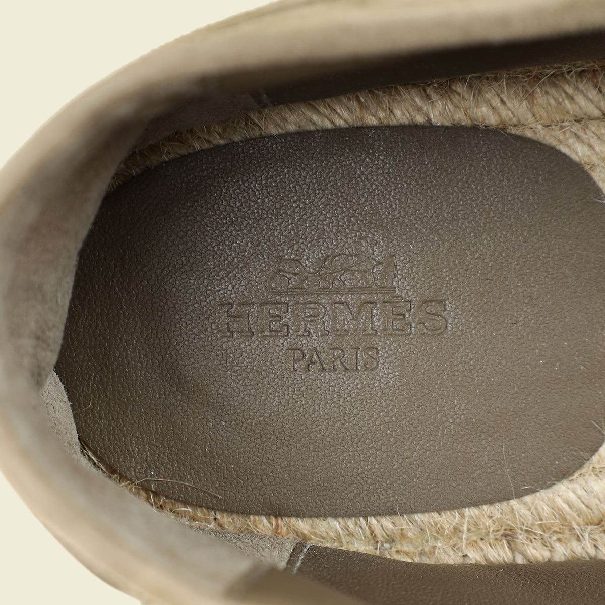 Hermes Etoupe Trip Espadrille 47