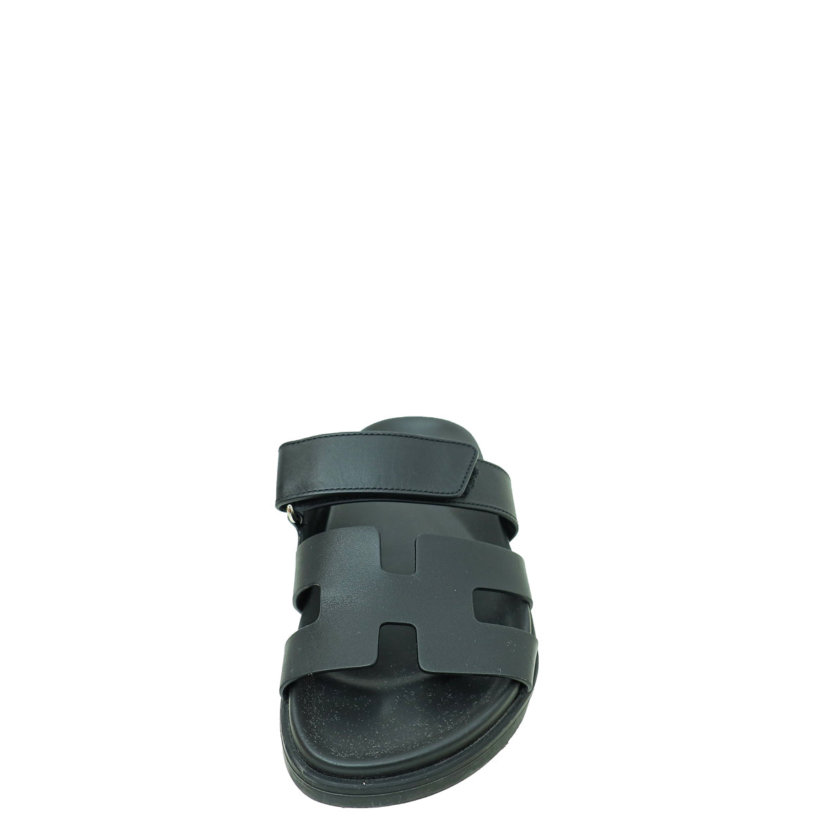 Hermes Noir Chypre Sandal 34.5