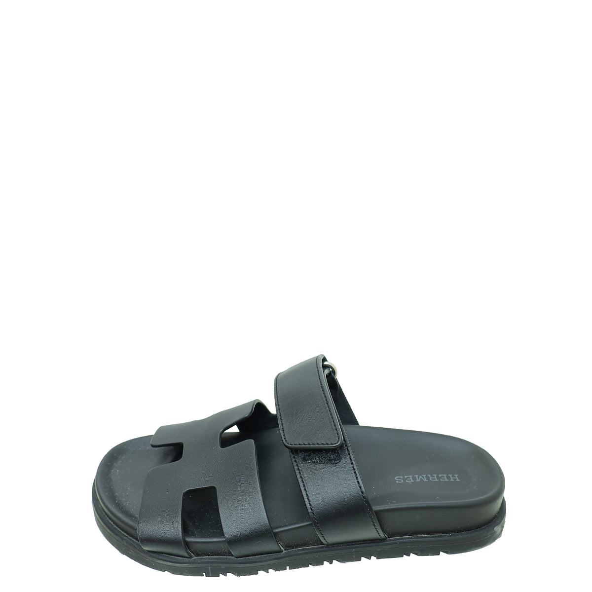 Hermes Noir Chypre Sandal 34.5