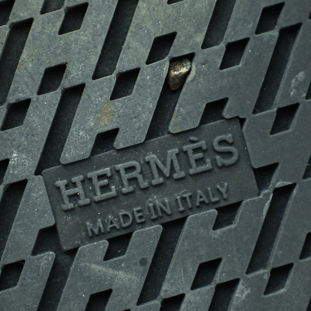 Hermes Noir Chypre Sandal 34.5