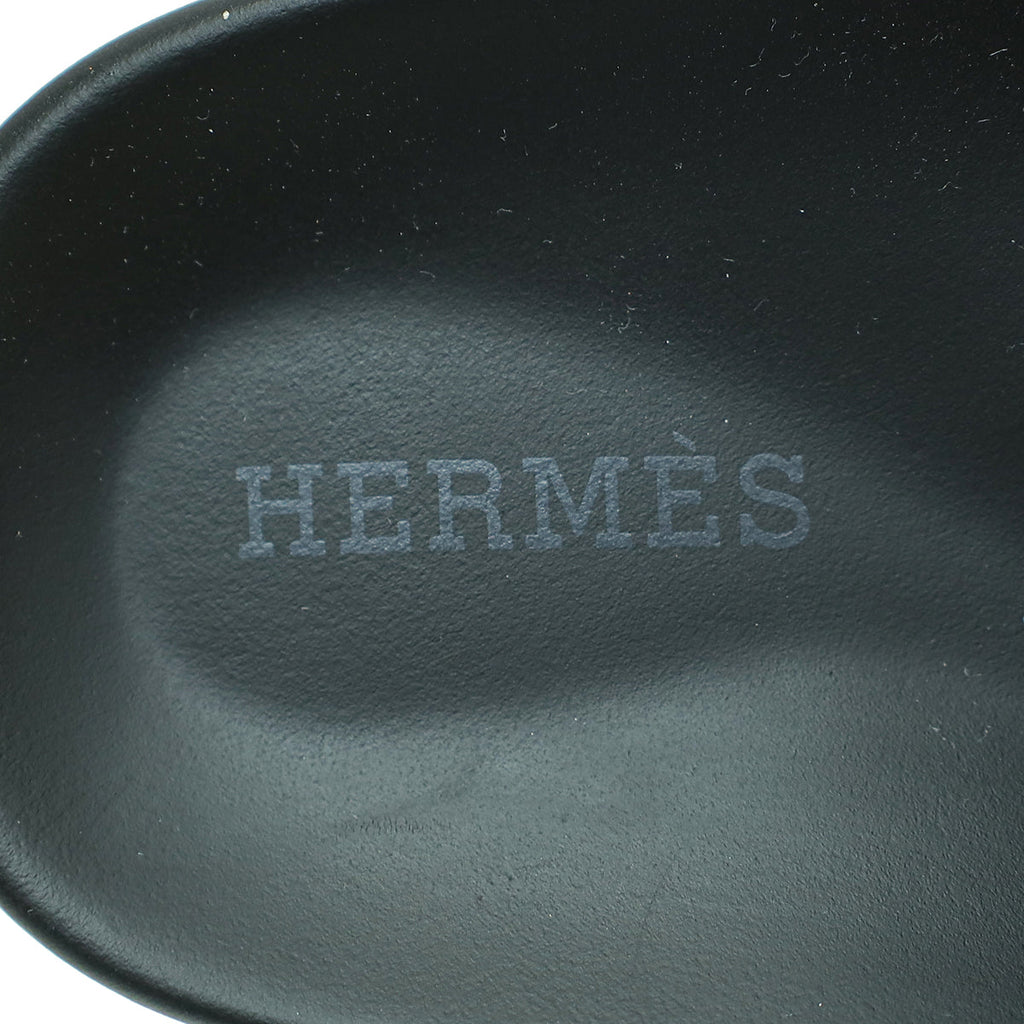 Hermes Noir Chypre Sandal 34.5