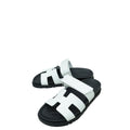 Hermes Blanc Chypre Sandal 35.5