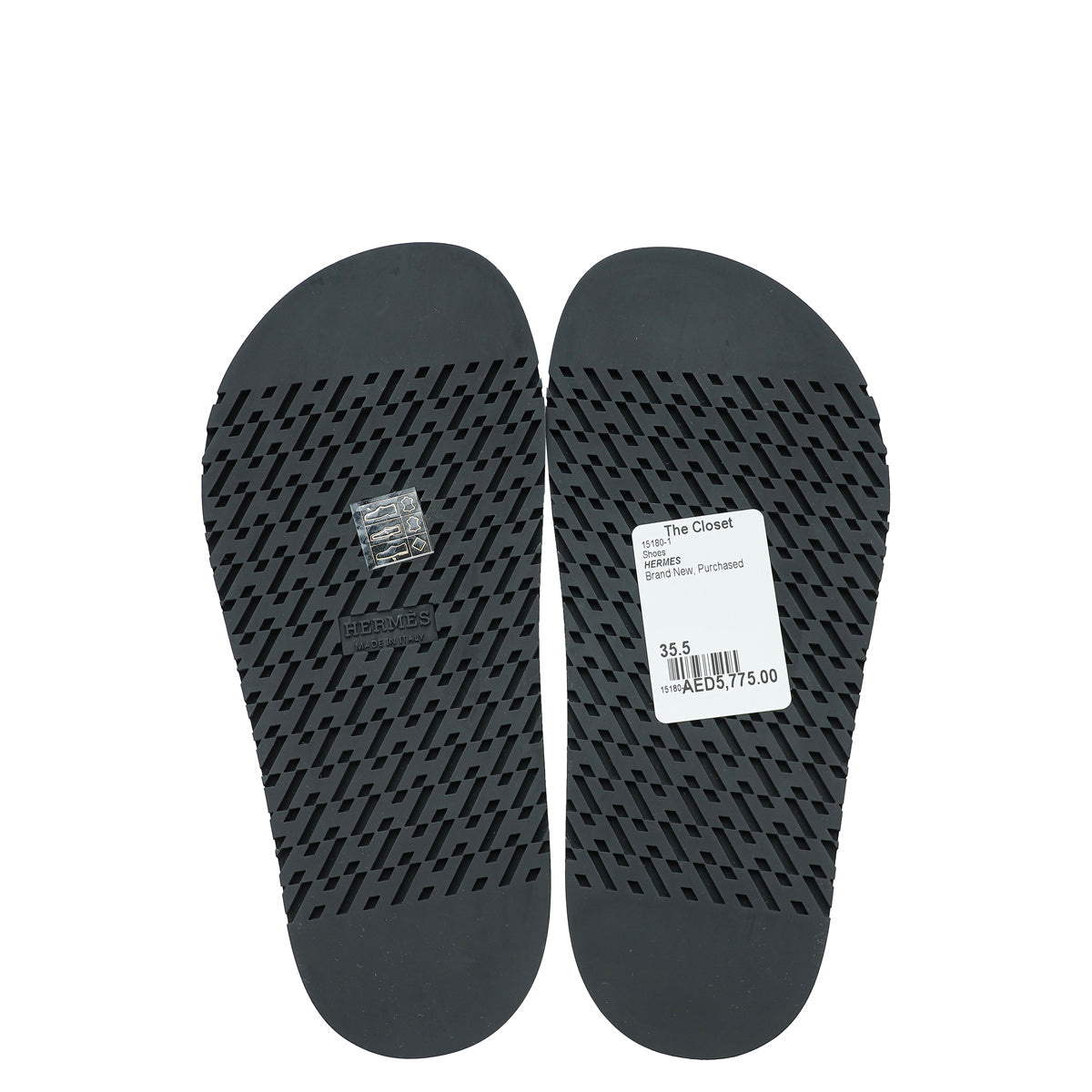 Hermes Blanc Chypre Sandal 35.5
