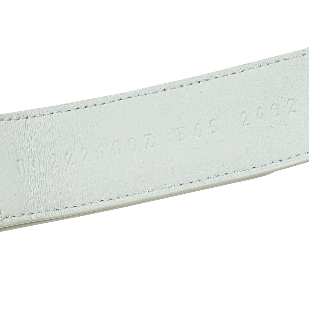 Hermes White Chypre Sandals 36.5
