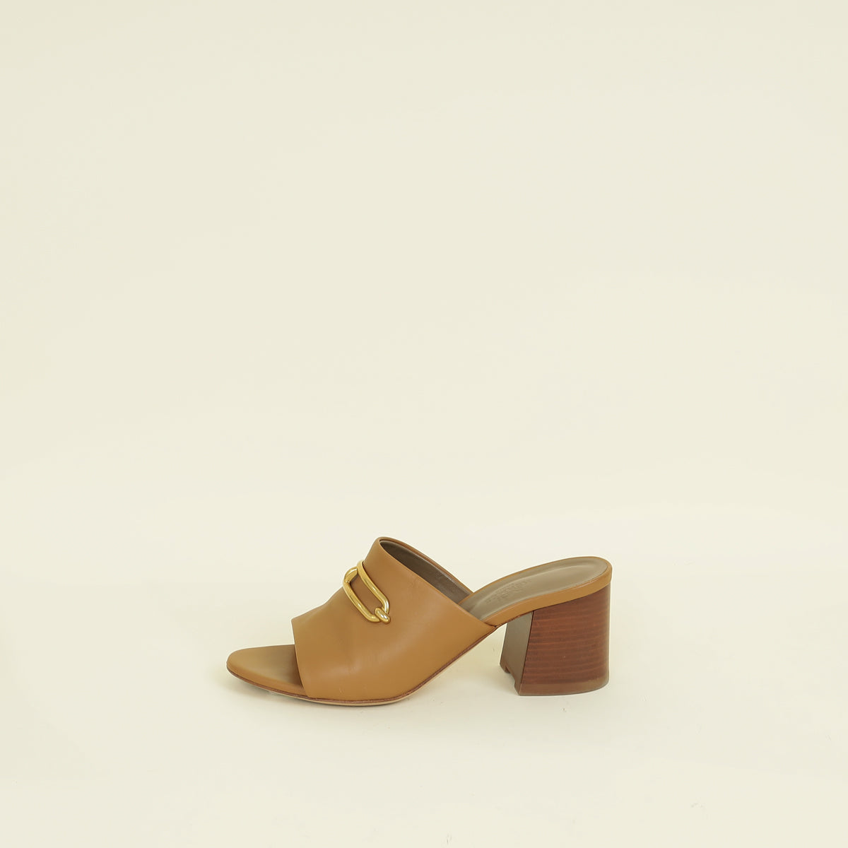 Hermes Naturel Camilla Slide Sandals 36.5