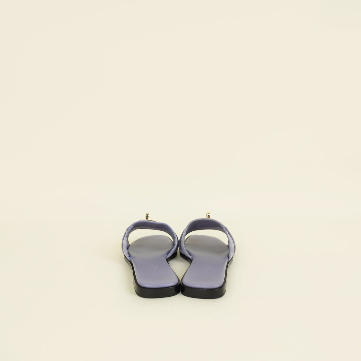 Hermes Violet Glycine Giulia Suede Goatskin Sandal 36.5