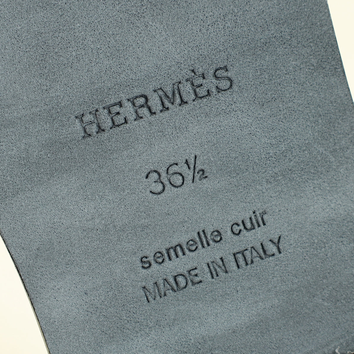 Hermes Violet Glycine Giulia Suede Goatskin Sandal 36.5