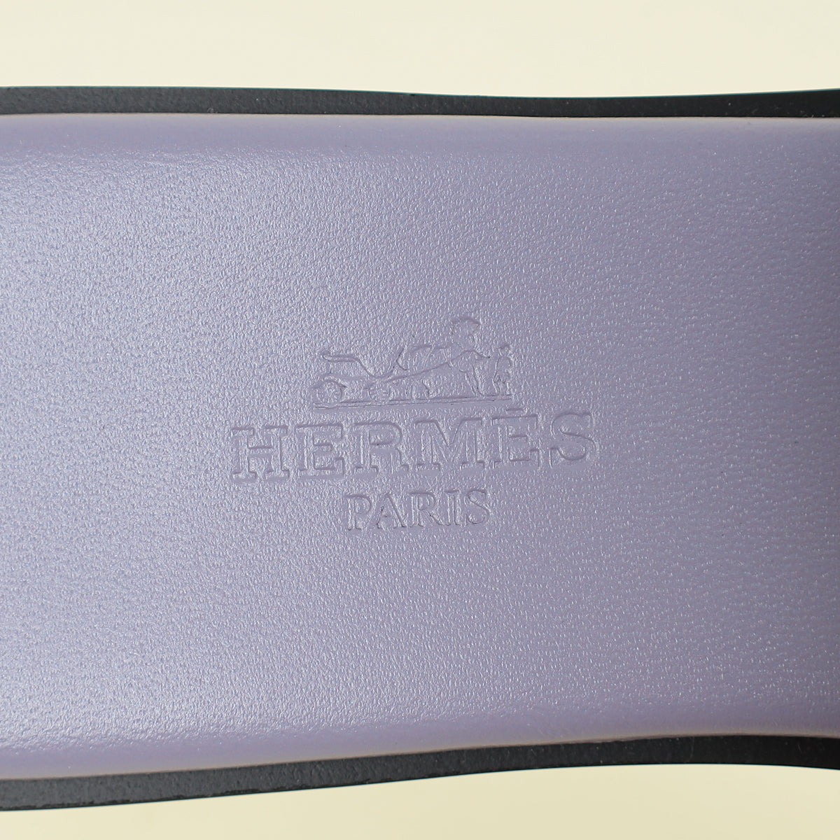 Hermes Violet Glycine Giulia Suede Goatskin Sandal 36.5