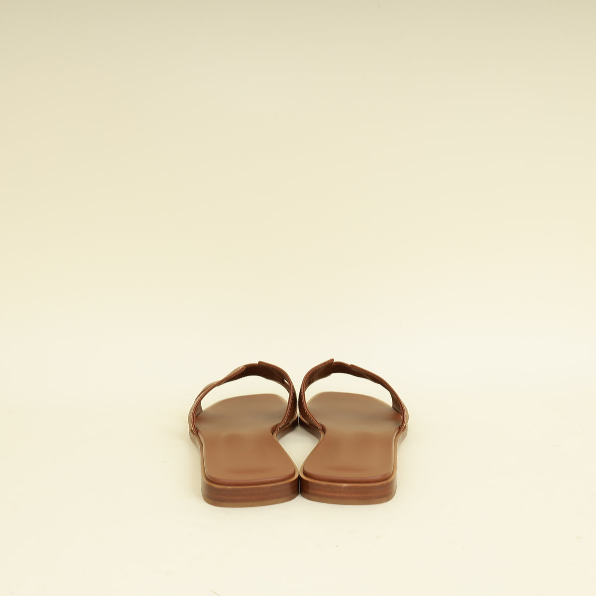 Hermes Gold Oran Sandals 36.5