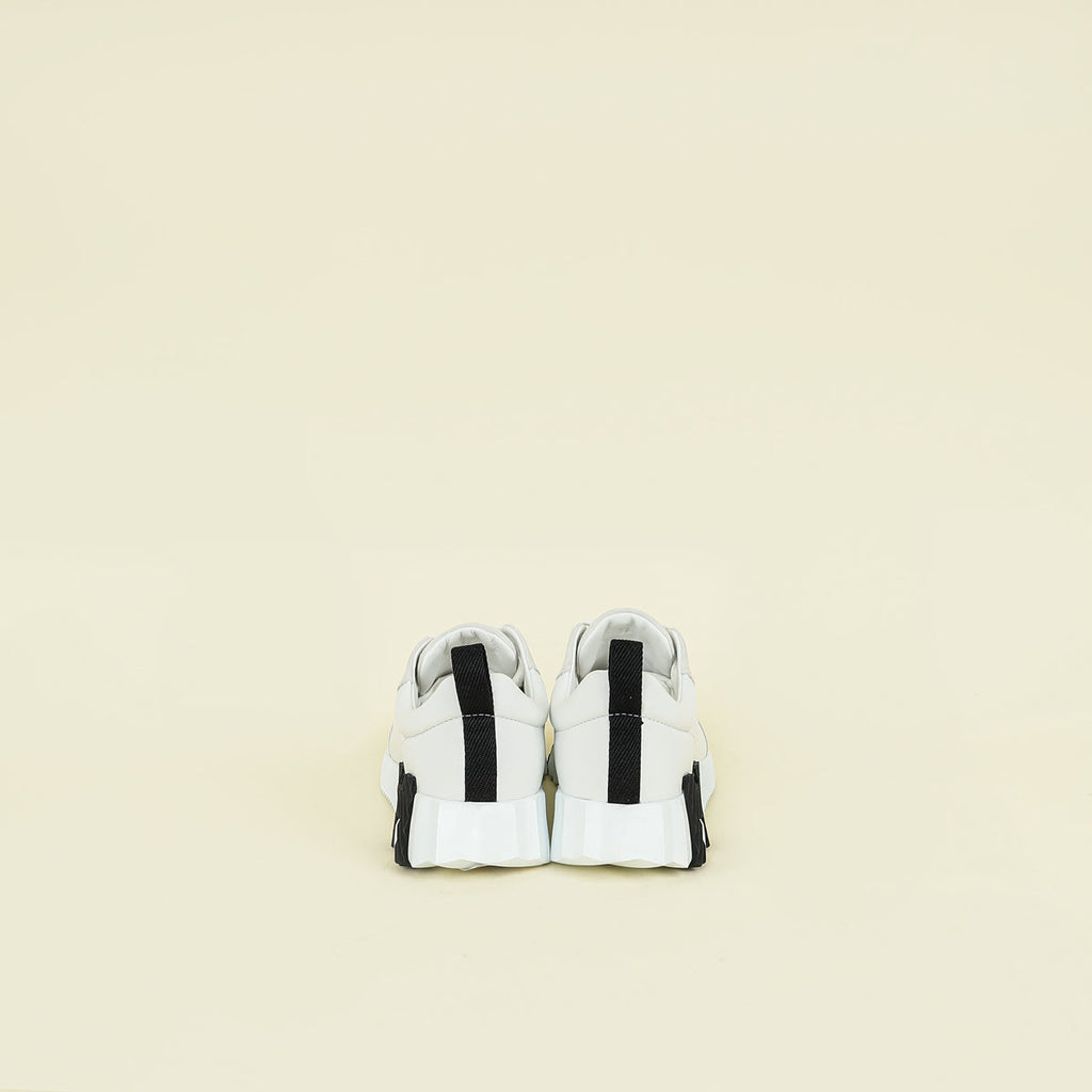 Hermes Blanc Bouncing Sneaker 36