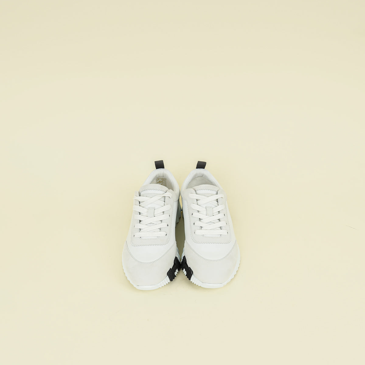 Hermes Blanc Bouncing Sneaker 36
