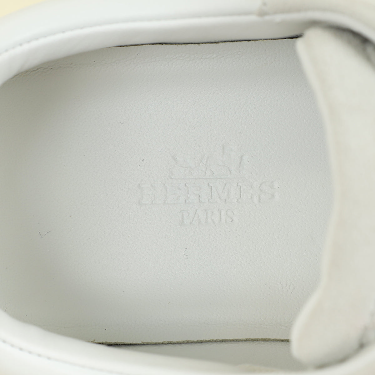 Hermes Blanc Bouncing Sneaker 36