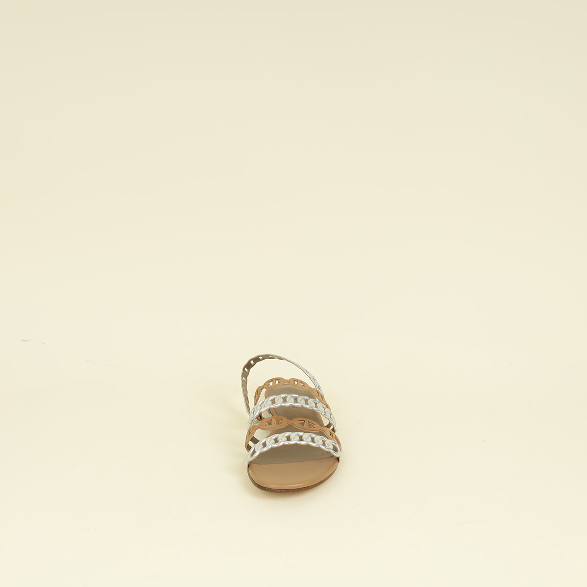 Hermes Bicolor Thalassa Flat Sandal 36