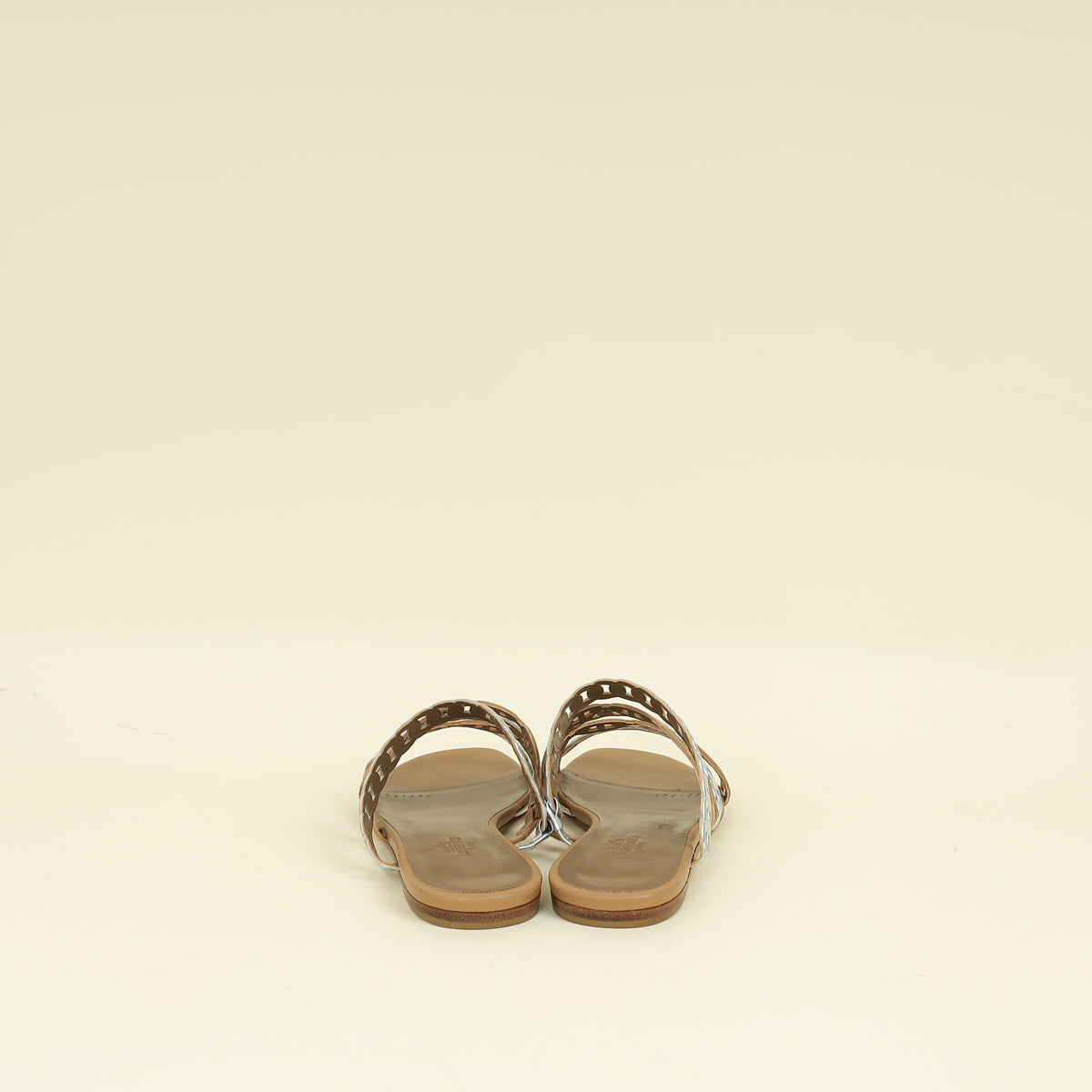 Hermes Bicolor Thalassa Flat Sandal 36